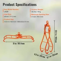 Clește-profesional-pentru-bușteni-1000-kg-28-inci-cu-4-dinți-pentru-bușteni-grei