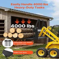 Furci-universale-pentru-paleți-pentru-încărcătoare-mini-1814-kg-1065-mm-Quick-Attach-cu-dispozitiv-de-remorcare