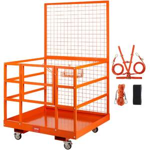 Platformă-de-lucru-pliabilă-pentru-stivuitor-635-kg-110x114-cm-cu-plasă-de-protecție-și-roți