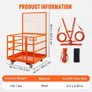 Platformă-de-lucru-pliabilă-pentru-stivuitor-635-kg-110x114-cm-cu-plasă-de-protecție-și-roți