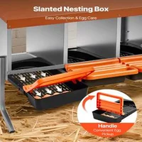 Cuibare-pentru-găini-cu-4-compartimente-sistem-Roll-away-din-oțel-galvanizat-cu-picioare