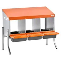 Cuiburi-pentru-găini-cu-3-compartimente-sistem-Roll-away-oțel-galvanizat-și-picioare