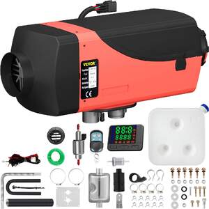 Încălzitor-diesel-staționar-de-2KW-12V-cu-rezervor-de-10-l-și-amortizor-de-zgomot