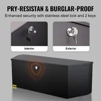 Cutie-metalică-pentru-unelte-pentru-remorcă-91-cm-trapezoidală-neagră