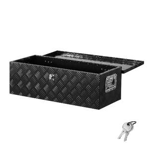 Cutie-pentru-scule-din-aluminiu-neagră-76-cm-compactă-cu-striații-Diamond-Plate-pentru-pick-up-și-remorcă