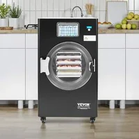 Aparat-negru-de-liofilizare-Freeze-Dryer-cu-4-niveluri-pentru-uscare-profesională-în-vid