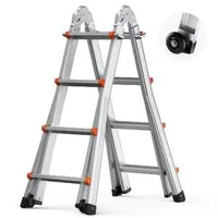 Scară-telescopică-din-aluminiu-4-m-cadru-tip-A-multifuncțional