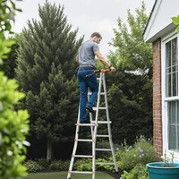 Scară-telescopică-din-aluminiu-4-m-cadru-tip-A-multifuncțional