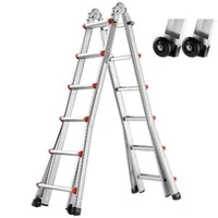 Scară-telescopică-din-aluminiu-6-2-m-cadru-A-multifuncțional