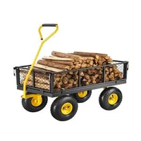 Cărucior-metalic-compact-de-grădină-227-kg-remorcă-ranforsată-cu-anvelope