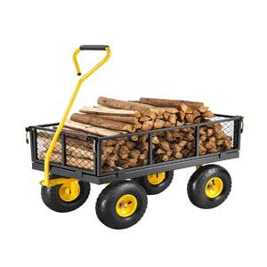 Cărucior-metalic-compact-de-grădină-227-kg-remorcă-ranforsată-cu-anvelope