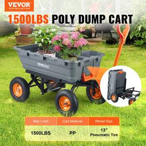 Cărucior-basculant-ranforsat-de-grădină-680-kg-cu-benă-din-polimer-și-anvelope