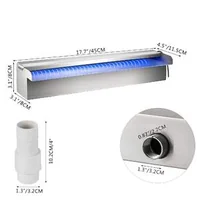 Cascadă-pentru-piscină-din-oțel-inoxidabil-45-x-11-5-x-8-cm