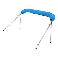 Copertină-pentru-barcă-Bimini-Top-cu-4-cadre-lungime-2-44-m-Oxford-600D-albastră