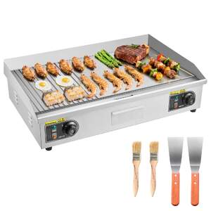 Grătar-electric-profesional-4400-W-725-x-400-mm-placă-combinată-netedă-și-striată