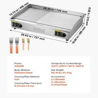 Grătar-electric-profesional-4400-W-725-x-400-mm-placă-combinată-netedă-și-striată