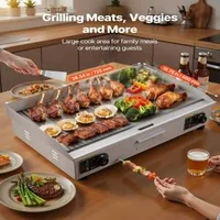 Grătar-electric-profesional-4400-W-725-x-400-mm-placă-combinată-netedă-și-striată