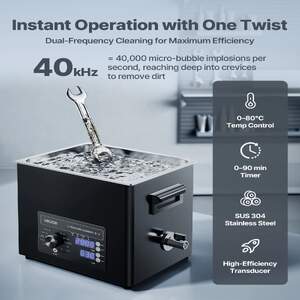 Baie-profesională-de-curățare-cu-ultrasunete-10-l-cu-comandă-mecanică-240W