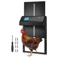 Ușă-automată-pentru-cotețul-găinilor-cu-temporizator-protecție-împotriva-prinderii-și-carcasă-din-aluminiu