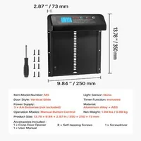Ușă-automată-pentru-cotețul-găinilor-cu-temporizator-protecție-împotriva-prinderii-și-carcasă-din-aluminiu