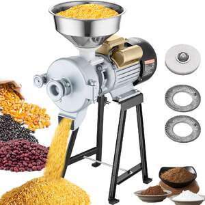 Moară-electrică-profesională-3000W-pentru-măcinare-uscată-și-umedă-a-cerealelor-și-furajelor