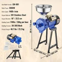 Moară-electrică-profesională-3000-W-pentru-măcinare-uscată-de-cereale-făină-și-furaje
