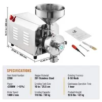 Moară-electrică-profesională-3000-W-pentru-măcinare-uscată-de-cereale-făină-și-furaje
