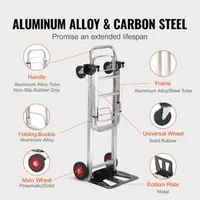 Cărucior-profesional-de-transport-din-aluminiu-2-în-1-capacitate-de-181-kg