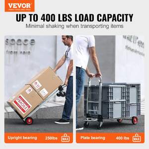 Cărucior-profesional-de-transport-din-aluminiu-2-în-1-capacitate-de-181-kg