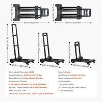Cărucior-pliabil-tip-platformă-capacitate-132-kg-compact-și-ușor