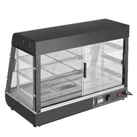 Vitrină-caldă-profesională-pe-3-niveluri-temperatură-reglabilă-și-iluminare-LED