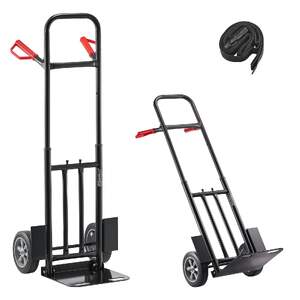 Cărucior-de-transport-manual-ranforsat-272-kg-Mâner-telescopic-și-curea-de-fixare