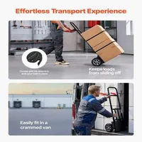 Cărucior-de-transport-manual-ranforsat-272-kg-Mâner-telescopic-și-curea-de-fixare