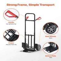 Cărucior-de-transport-manual-ranforsat-272-kg-Mâner-telescopic-și-curea-de-fixare