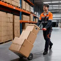 Cărucior-de-transport-manual-ranforsat-272-kg-Mâner-telescopic-și-curea-de-fixare