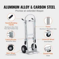 Cărucior-profesional-din-aluminiu-pentru-transport-2-în-1-capacitate-454-kg