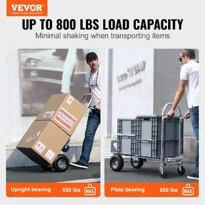 Cărucior-profesional-de-transport-din-aluminiu-2-în-1-capacitate-de-362-kg