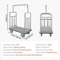 Cărucior-profesional-pentru-bagaje-de-hotel-din-oțel-mat-capacitate-de-544-kg