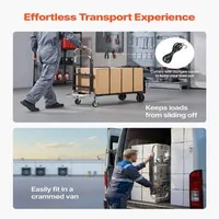 Cărucior-de-transport-pliabil-2-în-1-capacitate-de-227-kg-cu-mâner-reglabil