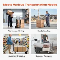 Cărucior-de-transport-pliabil-2-în-1-capacitate-de-227-kg-cu-mâner-reglabil