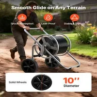 Cărucior-mobil-pentru-furtun-de-grădină-capacitate-de-90-m-cu-anvelope-pneumatice-și-coș