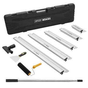Set-profesional-de-cuțite-pentru-gletuire-5-dimensiuni-25-100-cm-cu-mâner-telescopic