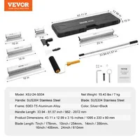 Set-profesional-de-cuțite-pentru-gletuire-5-dimensiuni-18-60-cm-cu-mâner-telescopic