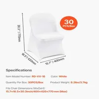 Huse-pentru-scaune-din-spandex-30-buc-Dimensiune-universală-culoare-albă-pentru-scaune-pliabile