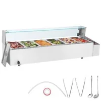 Încălzitor-electric-profesional-pentru-bufet-6-1-2-cu-paravan-de-sticlă