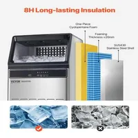 Generator-de-gheață-mașină-comercială-pentru-gheață-50-kg-zi-oțel-inoxidabil-50-cuburi-pe-ciclu