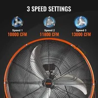 Ventilator-industrial-tip-tambur-30-inchi-76-cm-viteză-mare-13-000-CFM-3-viteze