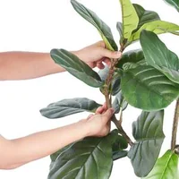 Smochin-artificial-cu-frunze-de-vioară-1-5m-material-PE-sigur-și-protecție-împotriva-răsturnării-plantă-artificială-cu-întreținere-redusă-copac-verde-realist-în-ghiveci-pentru-decor