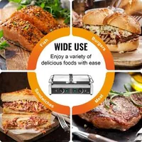 Grătar-profesional-Panini-Press-Grill-plită-electrică-pentru-sandvișuri