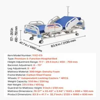 Pat-electric-premium-de-spital-cu-5-funcții-poziție-Trendelenburg-250-kg